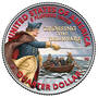 colorized celebrating america coin CQC c Coin