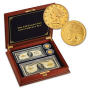 10 dollar gold coin and currency set TDG a Main