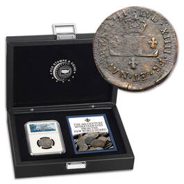 18th century musketeer coin from the new world NWH a Main