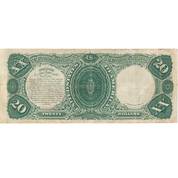 the last 20 dollar united states note LLT b Note