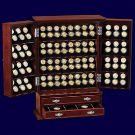 The Platinum  Gold Highlighted US State Quarters Collection AB2 4