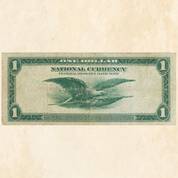 The Famous One Dollar Green Eagle Note FRB 1