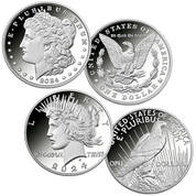 perfect 10 set of 2025 early releases proof morgan and XP5 b Coin
