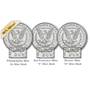 complete uncirculated 1921 us silver dollars MAL b Mints