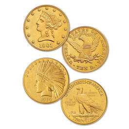10 dollar gold coin and currency set TDG d Coins