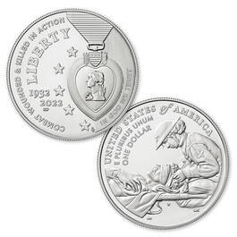 purple heart coin set PUR b Coin