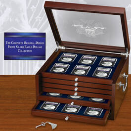 complete original design proof silver eagles EOP g Disp