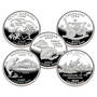 complete collection of us statehood quarters 25 SQS c Coins