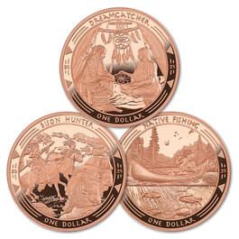 legacy of the sioux nation copper coin collection CCN d Coins