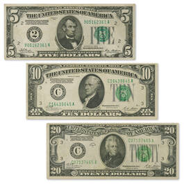 first small size federal reserve notes FRS d Notes