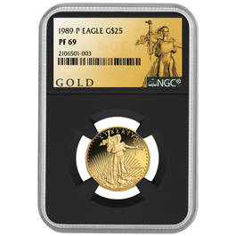 roman numeral american eagle proof gold coin GEP a Main