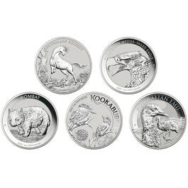 silver dollars of aust SAN c Coins