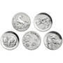 silver dollars of aust SAN c Coins