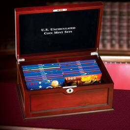 Display Chest for US Uncirculated Coin Mint Sets 130 1