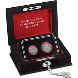 americas only three cent coins SN3 g Display
