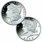 proof modern morgan and peace silver PMP b Coins