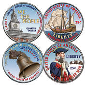 colorized celebrating america coin CQC a Main