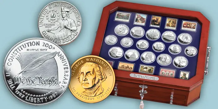 American-Independence-Coin-and-Stamp-Collection